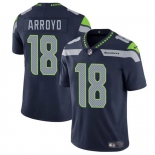 Men's Seattle Seahawks #18 Elijah Arroyo Navy 2025 Draft Vapor Limited Football Stitched Jersey