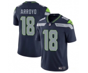 Men's Seattle Seahawks #18 Elijah Arroyo Navy 2025 Draft Vapor Limited Football Stitched Jersey