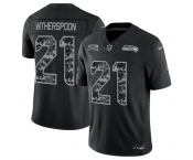 Men's Seattle Seahawks #21 Devon Witherspoon Black 2026 F.U.S.E. Salute to Service Limited Football Stitched Jersey Men's Seattle Seahawks #21 Devon Witherspoon Black 2026 F.U.S.E. Salute to Service Limited Football Stitched Jersey