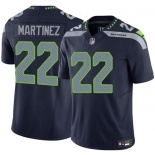 Men's Seattle Seahawks #22 Damien Martinez Navy 2025 F.U.S.E. Vapor Untouchable Limited Football Stitched Jersey