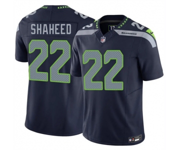 Men's Seattle Seahawks #22 Rashid Shaheed Navy 2025 F.U.S.E. Vapor Untouchable Limited Football Stitched Jersey