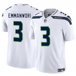 Men's Seattle Seahawks #3 Nick Emmanwori White 2025 F.U.S.E. Vapor Untouchable Limited Football Stitched Jersey Men's Seattle Seahawks #3 Nick Emmanwori White 2025 F.U.S.E. Vapor Untouchable Limited Football Stitched Jersey