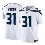 Men's Seattle Seahawks #31 Jacardia Wright White 2025 F.U.S.E. Vapor Untouchable Limited Football Stitched Jersey
