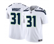 Men's Seattle Seahawks #31 Jacardia Wright White 2025 F.U.S.E. Vapor Untouchable Limited Football Stitched Jersey