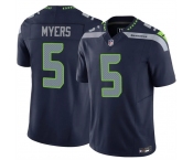 Men's Seattle Seahawks #5 Jason Myers Navy 2025 F.U.S.E. Vapor Untouchable Limited Stitched Football Jersey Men's Seattle Seahawks #5 Jason Myers Navy 2025 F.U.S.E. Vapor Untouchable Limited Stitched Football Jersey
