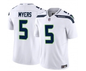 Men's Seattle Seahawks #5 Jason Myers White 2025 F.U.S.E. Vapor Untouchable Limited Stitched Football Jersey Men's Seattle Seahawks #5 Jason Myers White 2025 F.U.S.E. Vapor Untouchable Limited Stitched Football Jersey