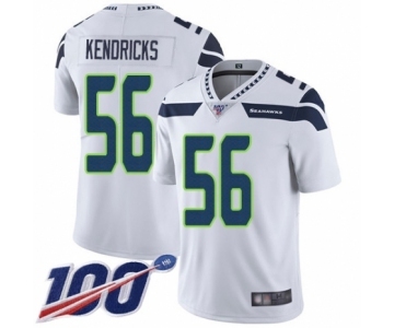 Men's Seattle Seahawks #56 Mychal Kendricks White Vapor Untouchable Limited Player 100th Season Football Jersey