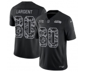 Men's Seattle Seahawks #80 Steve Largent Black 2026 F.U.S.E. Salute to Service Limited Football Stitched Jersey Men's Seattle Seahawks #80 Steve Largent Black 2026 F.U.S.E. Salute to Service Limited Football Stitched Jersey