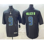 Men's Seattle Seahawks #9 Kenneth Walker III Limited Navy FUSE Vapor Jersey