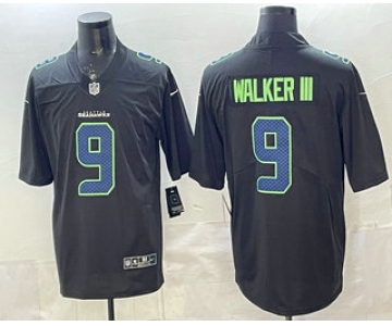 Men's Seattle Seahawks #9 Kenneth Walker III Limited Navy FUSE Vapor Jersey