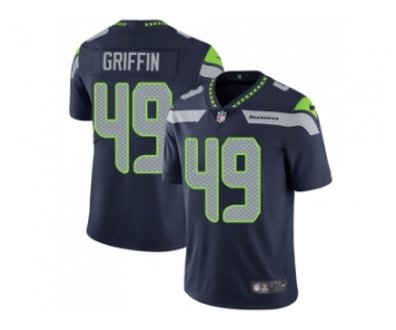 Nike Seattle Seahawks #49 Shaquem Griffin Steel Blue Team Color Men Stitched NFL Vapor Untouchable Limited Jersey
