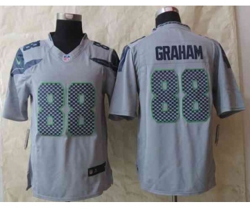 nike nfl jerseys seattle seahawks #88 graham grey[nike Limited]