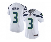 Women's Nike Seattle Seahawks #3 Russell Wilson Vapor Untouchable Limited White NFL Jersey