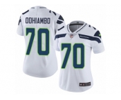 Women's Nike Seattle Seahawks #70 Rees Odhiambo Vapor Untouchable Limited White NFL Jersey