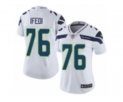 Women's Nike Seattle Seahawks #76 Germain Ifedi Vapor Untouchable Limited White NFL Jersey