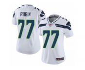 Women's Nike Seattle Seahawks #77 Ahtyba Rubin Vapor Untouchable Limited White NFL Jersey