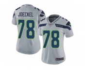 Women's Nike Seattle Seahawks #78 Luke Joeckel Vapor Untouchable Limited Grey Alternate NFL Jersey