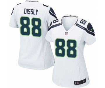Women's Nike Seattle Seahawks #88 Will Dissly Game White NFL Jersey