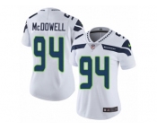 Women's Nike Seattle Seahawks #94 Malik McDowell Limited White NFL Jersey