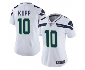 Women's Seattle Seahawks #10 Cooper Kupp White 2025 Vapor Limited Football Stitched Jersey