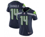 Women's Seattle Seahawks #14 Sam Darnold Navy 2025 Vapor Limited Football Stitched Jersey