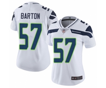 Women's Seattle Seahawks #57 Cody Barton White Vapor Untouchable Limited Player Football Jersey