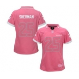 nike women nfl jerseys seattle seahawks #25 sherman pink[nike 2015]