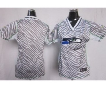 nike women nfl jerseys seattle seahawks blank [fem fan zebra]