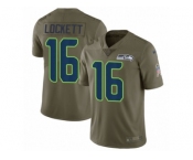 Youth Nike Seattle Seahawks #16 Tyler Lockett Limited Olive 2017 Salute to Service NFL Jersey Youth Nike Seattle Seahawks #16 Tyler Lockett Limited Olive 2017 Salute to Service NFL Jersey