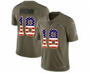 Youth Nike Seattle Seahawks #18 Jaron Brown Limited Olive USA Flag 2017 Salute to Service NFL Jersey Youth Nike Seattle Seahawks #18 Jaron Brown Limited Olive USA Flag 2017 Salute to Service NFL Jersey