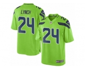 Youth Nike Seattle Seahawks #24 Marshawn Lynch Limited Green Rush NFL Jerseys Youth Nike Seattle Seahawks #24 Marshawn Lynch Limited Green Rush NFL Jerseys