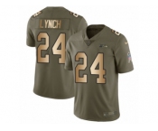 Youth Nike Seattle Seahawks #24 Marshawn Lynch Limited Olive Gold 2017 Salute to Service NFL Jersey Youth Nike Seattle Seahawks #24 Marshawn Lynch Limited Olive Gold 2017 Salute to Service NFL Jersey
