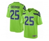 Youth Nike Seattle Seahawks #25 Richard Sherman Limited Green Rush NFL Jerseys Youth Nike Seattle Seahawks #25 Richard Sherman Limited Green Rush NFL Jerseys