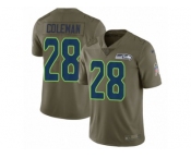 Youth Nike Seattle Seahawks #28 Justin Coleman Limited Olive 2017 Salute to Service NFL Jersey Youth Nike Seattle Seahawks #28 Justin Coleman Limited Olive 2017 Salute to Service NFL Jersey
