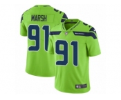 Youth Nike Seattle Seahawks #91 Cassius Marsh Vapor Untouchable Limited Green NFL Jersey