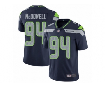 Youth Nike Seattle Seahawks #94 Malik McDowell Vapor Untouchable Limited Steel Blue Team Color NFL Jersey