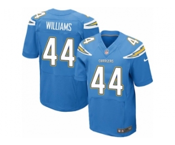 Men's Nike San Diego Chargers #44 Andre Williams Elite Electric Blue Alternate NFL Jersey