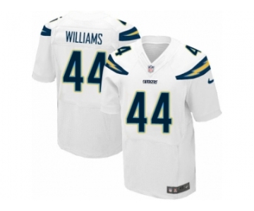 Men's Nike San Diego Chargers #44 Andre Williams Elite White NFL Jersey