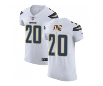 Nike Los Angeles Chargers #20 Desmond King White Men Stitched NFL Vapor Untouchable Elite Jersey
