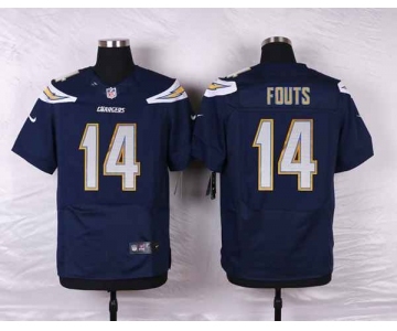 nike nfl jerseys san diego chargers #14 fouts blue[new Elite]