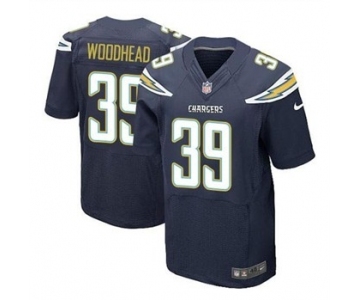 nike nfl jerseys san diego chargers #39 woodhead dk.blue[Elite]