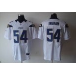 nike nfl jerseys san diego chargers #54 ingram white[Elite]