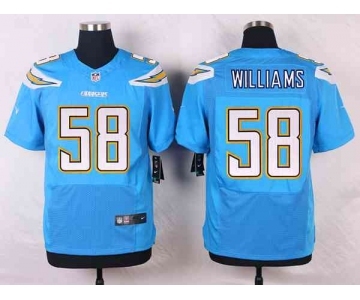 nike nfl jerseys san diego chargers #58 williams lt.blue[new Elite]