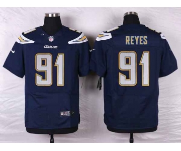 nike nfl jerseys san diego chargers #91 reyes blue[new Elite]