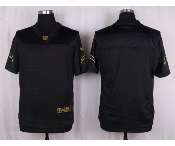 nike nfl jerseys san diego chargers blank black gold collection[Elite]