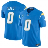 Men's Los Angeles Chargers #0 Daiyan Henley Blue 2026 F.U.S.E. 2-Star C Patch Vapor Limited Football Stitched Jersey Men's Los Angeles Chargers #0 Daiyan Henley Blue 2026 F.U.S.E. 2-Star C Patch Vapor Limited Football Stitched Jersey