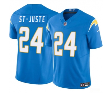 Men's Los Angeles Chargers #24 Benjamin St-Juste Blue 2024 F.U.S.E. Vapor Limited Football Stitched Jersey