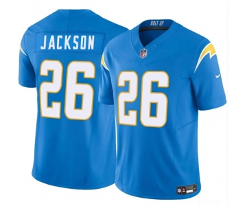 Men's Los Angeles Chargers #26 Donte Jackson Blue 2025 F.U.S.E. Vapor Limited Football Stitched Jersey