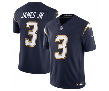 Men's Los Angeles Chargers #3 Derwin James Jr. Navy 2025 F.U.S.E. Alternate Vapor Limited Football Stitched Jersey