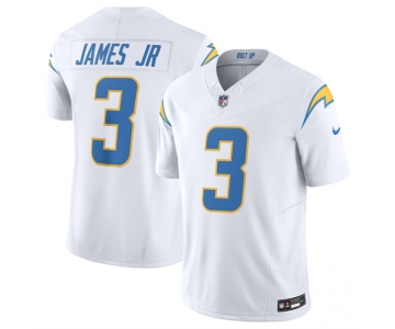 Men's Los Angeles Chargers #3 Derwin James Jr. White 2025 F.U.S.E. Vapor Untouchable Limited Football Stitched Jersey